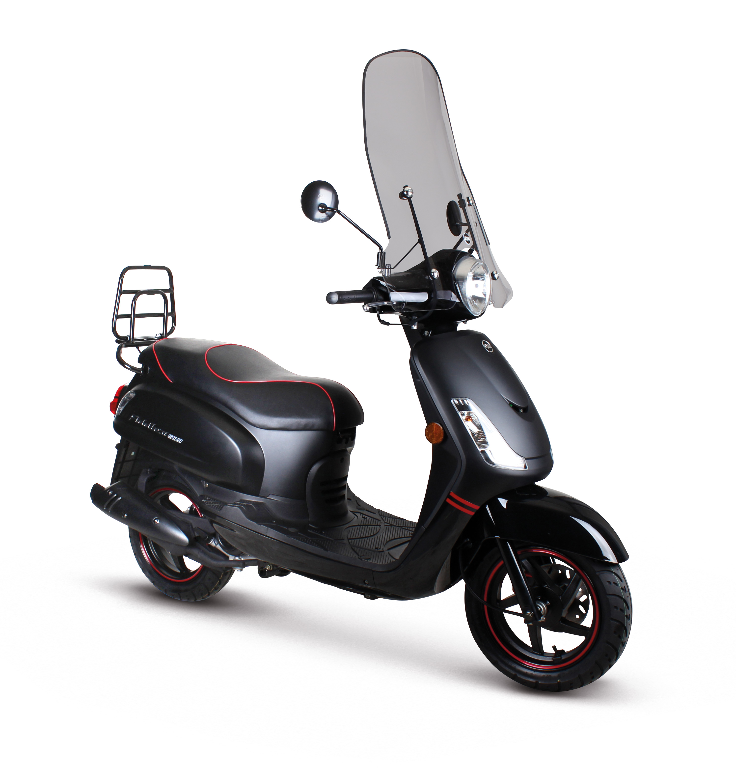 Sym Fiddle 2 Black Pack Mat zwart scooter kopen bij Central Scooters