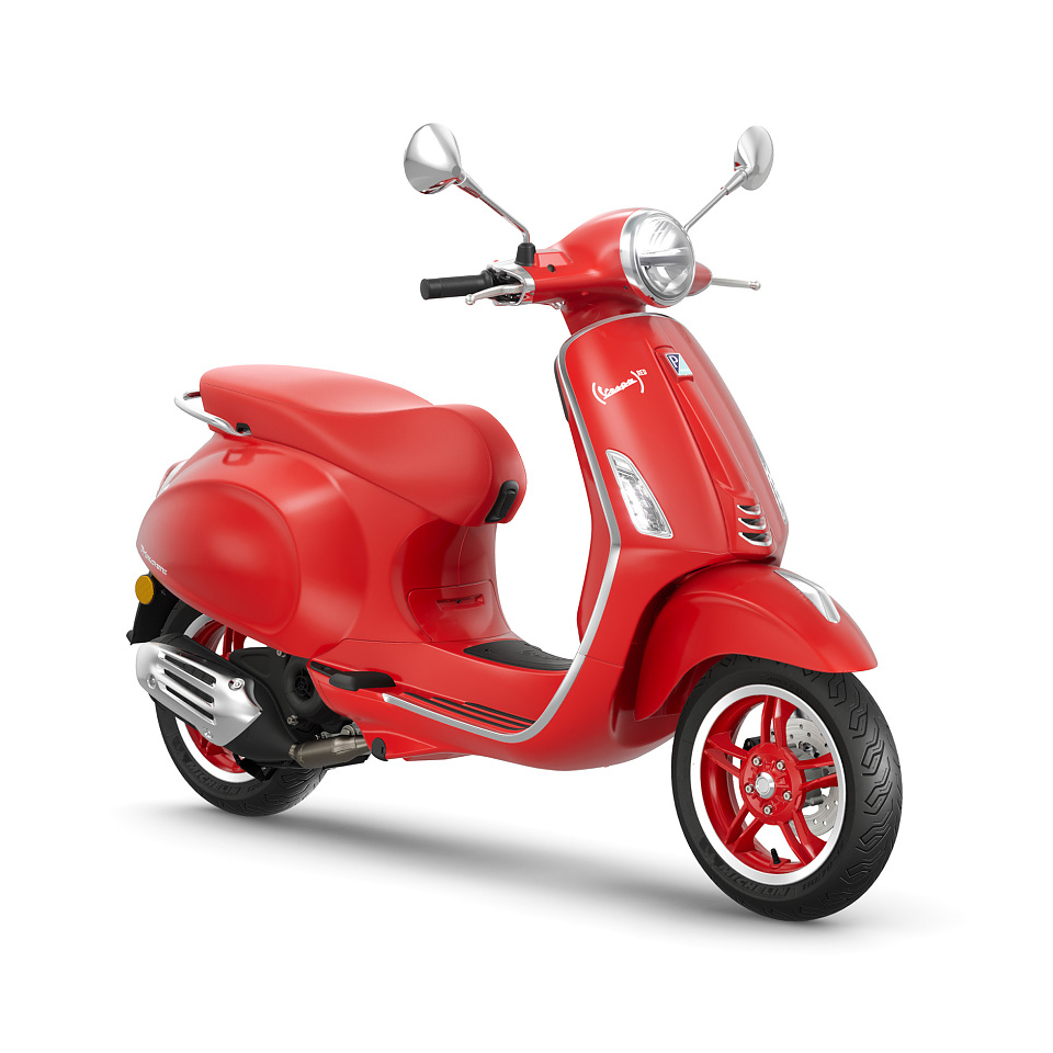 Vespa Primavera 50 Red Edition Euro 5 Glans Rood 