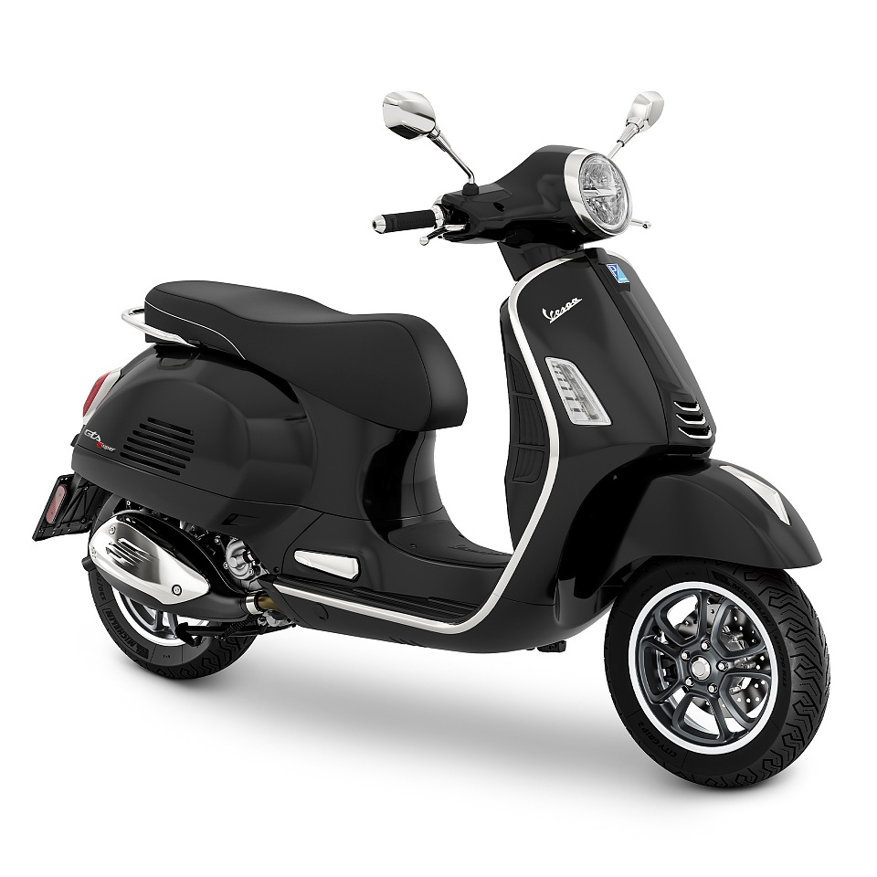 Vespa GTS 300 Super Euro 5 Glans Zwart