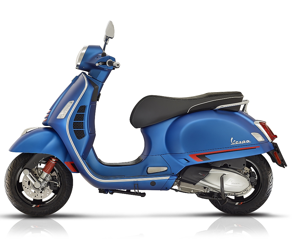 Vespa Gts 125 Super Sport Blu Vivace Matt Scooter Kopen Bij Central Scooters 6967